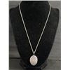 Image 1 : Sterling Silver 3 Photos Picture Locket Pendant with 925 Sterling Silver Chain Necklace Marked 925 T