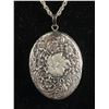 Image 2 : Sterling Silver 3 Photos Picture Locket Pendant with 925 Sterling Silver Chain Necklace Marked 925 T