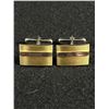 Image 2 : Nice Pair of Sterling Silver Cufflinks and Anson Sterling Tie Bar