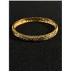 Image 1 : Vintage Hand Crafted Filigree Design Gold Tone Bangle