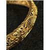 Image 2 : Vintage Hand Crafted Filigree Design Gold Tone Bangle