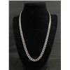 Image 1 : Heavy Solid 925 Sterling Silver Links Necklace Marked 925 26.6 gr
