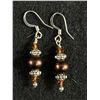 Image 2 : 2 Pairs of Hand Crafted Sterling Silver Dangle Earrings