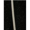 Image 2 : Sterling Silver Snake Pattern Chain Necklace