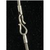 Image 3 : Sterling Silver Snake Pattern Chain Necklace