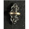 Image 2 : Vintage Silver Tone with Stones Ring