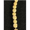 Image 3 : Vintage Hand Crafted Bone Beads Necklace. Graduated Extra Length