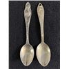 Image 1 : 2 Vintage USA Sterling Silver Souvenir Spoons Hawaii & Virginia 21.27gr