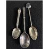 Image 1 : Lot of 3 Vintage Sterling Silver Spoons 27.56gr