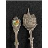 Image 2 : 2 Vintage Sterling Silver Souvenir Spoons 21.62gr