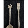 Image 2 : 2 Mexican Sterling Silver Souvenir Spoons 16.67gr