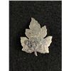 Image 1 : Sterling Silver Nicely Engraved Maple Leaf Brooch/Pin
