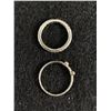 Image 1 : 2 Sterling Rings ( 1 Cubic Zirconia 1 Aqua Marine(