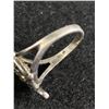 Image 2 : 2 Vintage Marcasite Rings 1 Marked Sterling