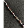 Image 2 : Nice Sterling Silver Real Pearl & Crystal Bracelet