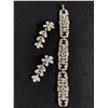 Image 1 : 1930's Art Deco Rhinestone Bracelet & Rhinestone Earrings