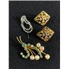 Image 1 : A Nice Lot of Vintage Rhinestone Jewelry. Earrings Marked F.A.C.