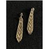 Image 4 : 2 Nice Pairs of Sterling ( Tested) Chain Link/Mesh Earrings