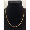 Image 1 : Unusual Sterling Silver Twister Ribbon Necklace