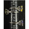 Image 1 : 3 Silver with Milifori Design Art Glass Stones Rings. 2 Size 6 1 Size 7