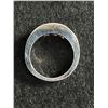 Image 3 : New Sterling Silver with 3 Cubic Zirconia Stones Ring Marked SS Geogems Size 6.5