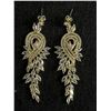 Image 1 : Pair of Beautiful Dangle Crystal Earrings