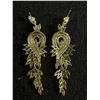 Image 2 : Pair of Beautiful Dangle Crystal Earrings