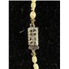 Image 3 : Vintage Genuine Pearls Necklace Hand Knotted & Graduated Original Clasp