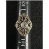 Image 1 : Vintage Sterling Silver with Garnets & Other Misc Stones Ring. Marked 925 Size 7.5