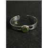 Image 1 : Green Stone Open Cuff Bangle