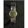 Image 2 : Green Stone Open Cuff Bangle