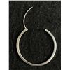 Image 3 : Large Sterling Silver Hoop Earrings