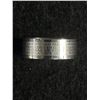 Image 2 : Cross with Inscription Christian Ring Band Size 8.5 Like New Condition