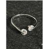 Image 3 : Unusual 18k Rolled Gold & Crystal Ring
