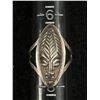 Image 1 : Sterling Silver ( Tested) Mask Ring