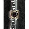 Image 1 : Very Nice Quality Vintage Sterling Ring with Large Garnets