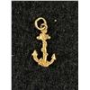Image 2 : 10k Gold Anchor Pendant