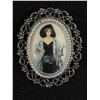 Image 1 : Art Nouveau Style Lady Portrait Brooch Pendant