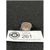 Image 1 : Vintage Coin Ring. Marked Silver