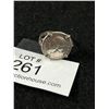 Image 2 : Vintage Coin Ring. Marked Silver