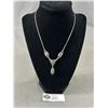Image 1 : Beautiful 925 Silver with Turquoise Necklace