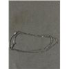 Image 3 : Vintage 1960's Signed Sherman Rhodium Chain Necklace