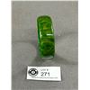 Image 3 : Vintage Baalite Bangle Bracelet- Marble Green Juice Swirl