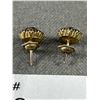 Image 3 : Vintage Earrings with Garnet Stones