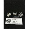 Image 1 : 3 Pairs of 925 Sterling Silver Earrings