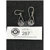 Image 1 : Lovely Vintage Pair of Sterling Silver Mystic Topaz Dangle Earrings. Each Marked 925