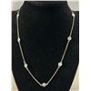 Image 2 : 925 Sterling Silver Designer Chain Necklace Marked 925"T_ 18-10" L