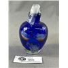 Image 1 : 1950's Murano Handblown Nautical Perfume Bottle in Cobalt Blue