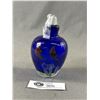 Image 2 : 1950's Murano Handblown Nautical Perfume Bottle in Cobalt Blue
