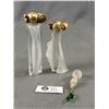 Image 1 : Lot of 3 Vintage Perfume Bottles 2 Pairs Givency Plus Czech Mini Irice Stubby Bottle